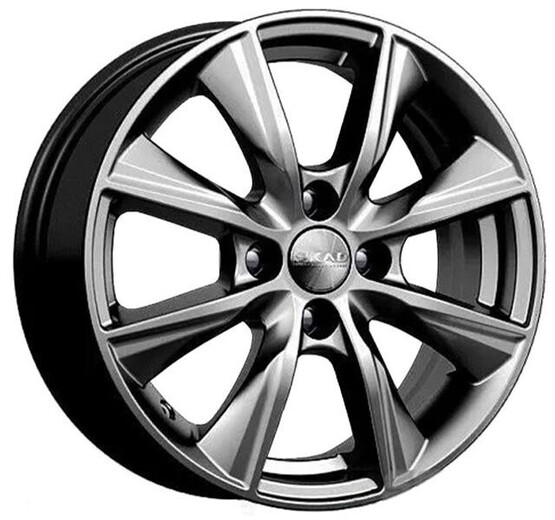 Диск Скад Порту 15x6 4x100 ET40 DIA67.10 ГРАФИТ