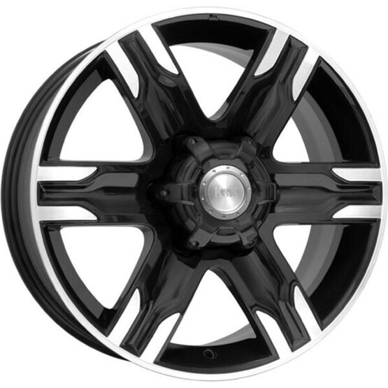 Диск K&K Риальто 17x8 6x139.70 ET46 DIA67.10 АЛМАЗ ЧЕРНЫЙ