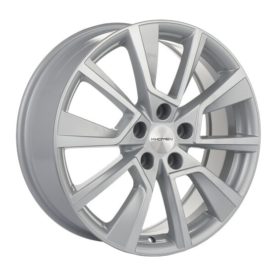 Диск Khomen 1802 18x7 5x114.30 ET51 DIA67.10 F-SILVER-FP