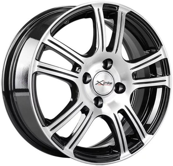 Диск X'trike X-105 15x6 4x100 ET45 DIA67.10 BK/FP