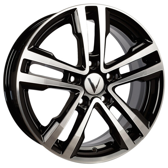 Диск Вектор В197 16x6.50 5x114.30 ET38 DIA67.10 АЛМАЗ ЧЕРНЫЙ