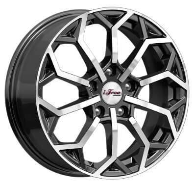 Диск Ifree Спейс-Нидл 16x6.50 5x100 ET38 DIA67.10 БЛЭК ДЖЕК