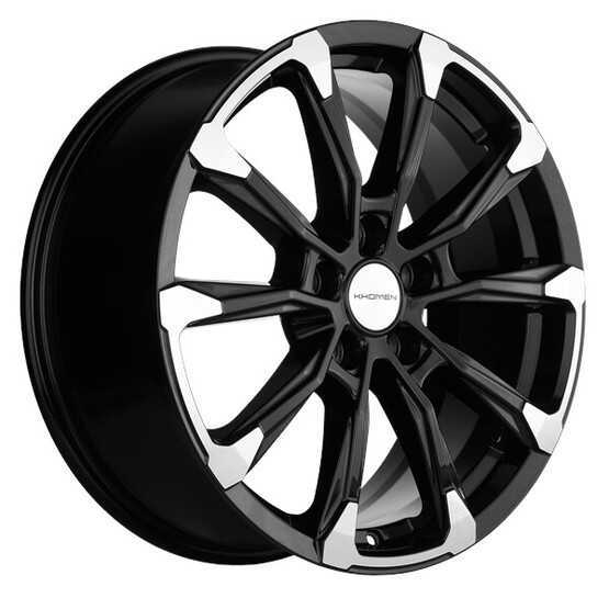 Диск Khomen 1808 18x7.50 5x108 ET35 DIA65.10 BLACK-FP