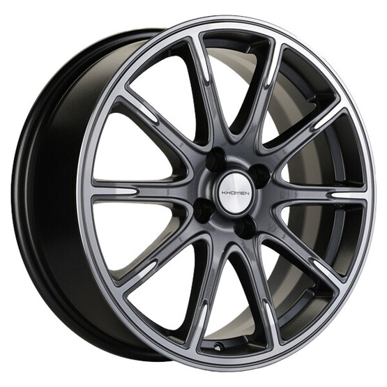 Диск Khomen 1707 17x6.50 4x100 ET50 DIA60.10 GRAY-FP