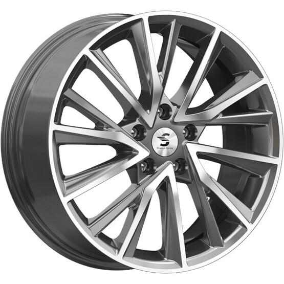 Диск Premium Series Кр010 18x7.50 5x114.30 ET40 DIA66.10 DIAMOND GLOSS GRAPHITE