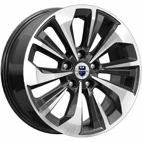 Диск K&K Авиор 17x7 5x114.30 ET35 DIA60.10 АЛМАЗ ЧЕРНЫЙ