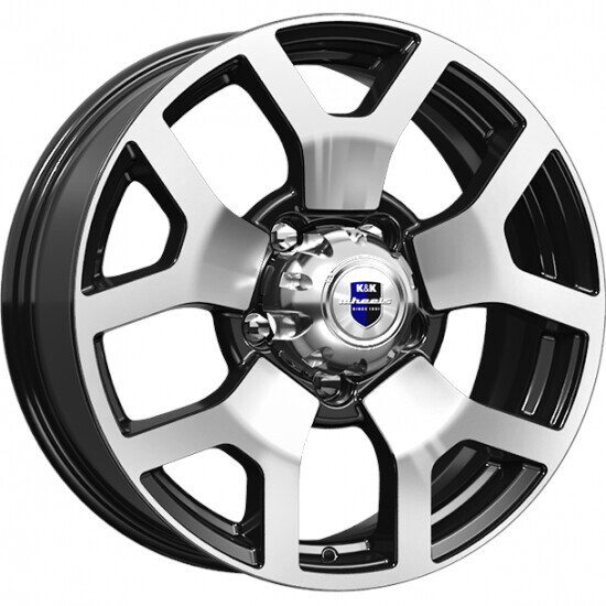 Диск K&K Намиб 18x7 5x139.70 ET35 DIA108.60 АЛМАЗ ЧЕРНЫЙ