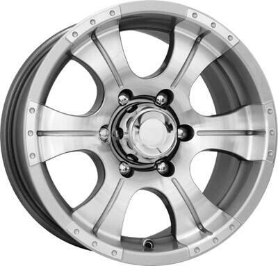 Диск K&K Байконур 15x7 6x139.70 ET-5 DIA108.60 АЛМАЗ СИЛЬВЕР
