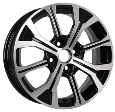 Диск K&K Кс945 15x6 4x100 ET50 DIA60.10 АЛМАЗ ЧЕРНЫЙ