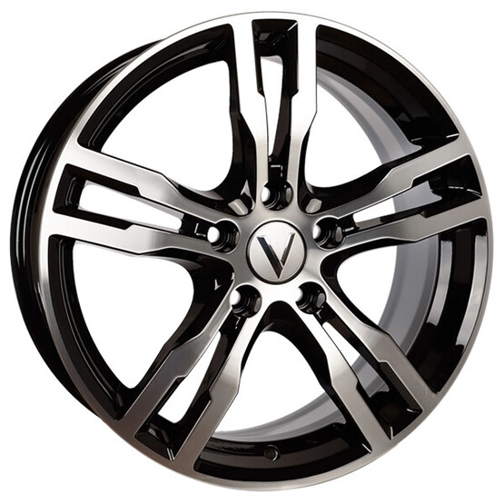 Диск Вектор B192 17x7 5x112 ET40 DIA57.10 АЛМАЗ ЧЕРНЫЙ