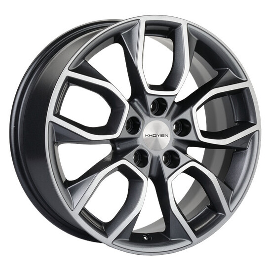 Диск Khomen 1713 17x7 5x114.30 ET47 DIA67.10 GRAY-FP