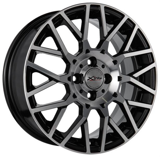 Диск X'trike X-125 16x6.50 4x100 ET36 DIA67.10 BK/FP
