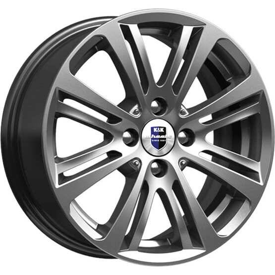 Диск K&K Беринг 15x6.50 4x100 ET30 DIA67.10 ДАРК ПЛАТИНУМ