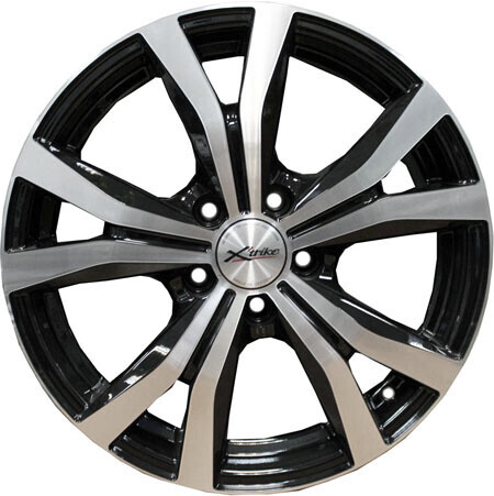 Диск X'trike X-119 16x6.50 5x105 ET38 DIA56.60 BK/FP