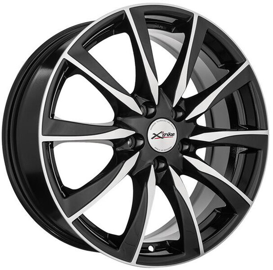 Диск X'trike X-120 17x7 5x114.30 ET45 DIA60.10 BK/FP