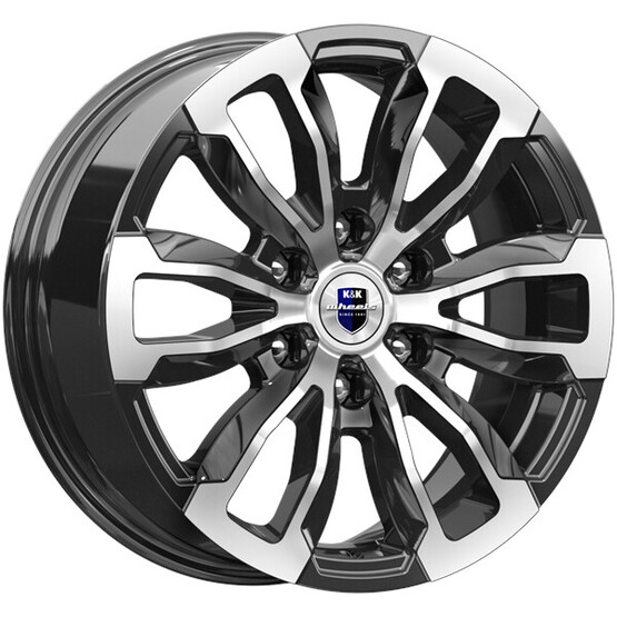 Диск K&K Меконг (Кс959) 18x7.50 6x139.70 ET42 DIA75.10 АЛМАЗ ЧЕРНЫЙ