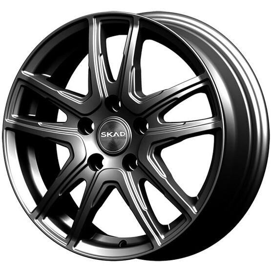 Диск Скад Сидней 16x6 4x100 ET50 DIA60.10 ГРАФИТ