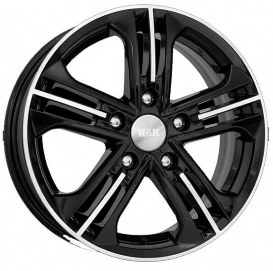 Диск K&K Trinity 16x6.50 5x100 ET35 DIA67.10 АЛМАЗ-ЧЕРНЫЙ