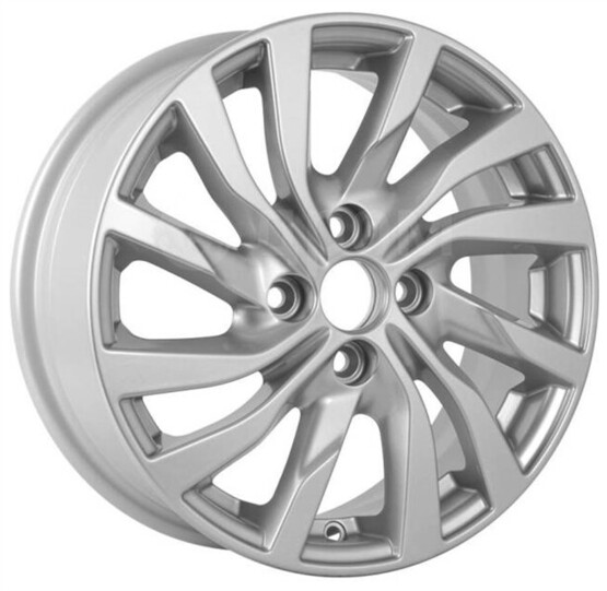 Диск K&K Кс882 15x6 4x100 ET37 DIA60.10 СИЛЬВЕР