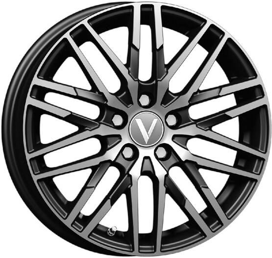 Диск Вектор B229 16x6 5x100 ET40 DIA57.10 АЛМАЗ ЧЕРНЫЙ