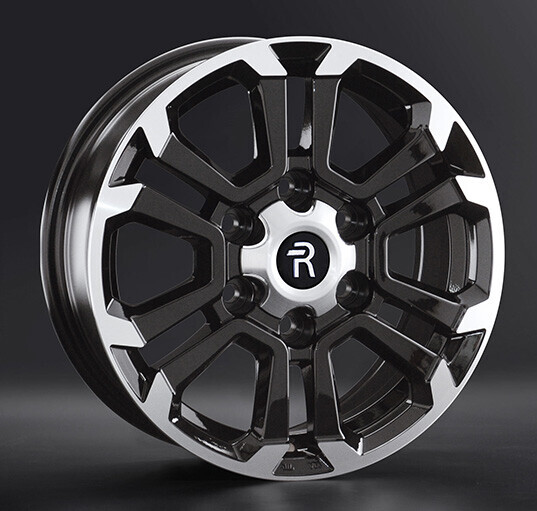 Диск Replay Mi168 16x7 6x139.70 ET38 DIA67.10 BKF