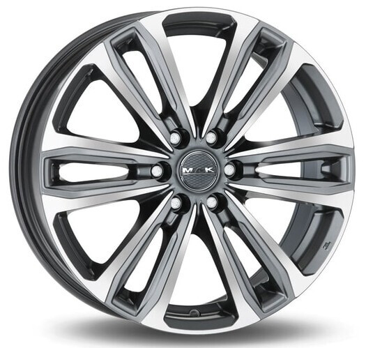 Диск Mak Safari 6 18x8 6x114.30 ET50 DIA66.10 GUN MET-MIRROR FACE