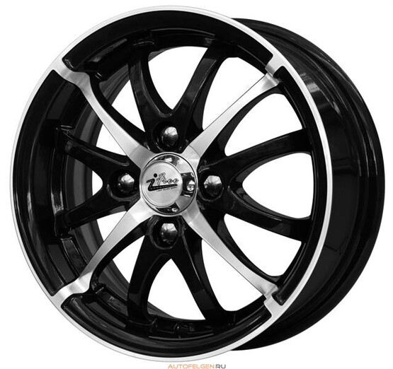 Диск Ifree Аврора 13x5.50 4x100 ET40 DIA67.10 БЛЭК ДЖЕК