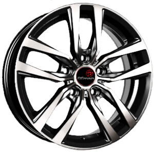 Диск Вектор B214 16x6 5x112 ET50 DIA57.10 АЛМАЗ ЧЕРНЫЙ