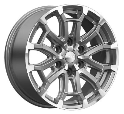 Диск Скад Авилис 18x8 6x114.30 ET46 DIA67.10 АЛМАЗ ГРАФИТ