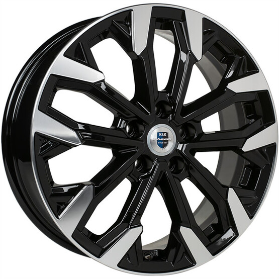 Диск K&K Морейн 17x6.50 5x114.30 ET50 DIA66.10 АЛМАЗ ЧЕРНЫЙ