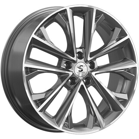 Диск Premium Series Кр012 18x7 5x114.30 ET37 DIA66.60 DIAMOND GLOSS GRAPHITE