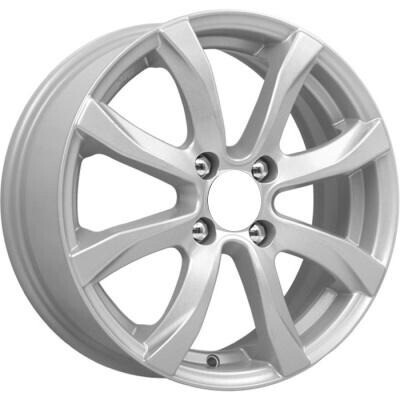 Диск К7 K-110 15x6 4x114.30 ET40 DIA67.10 СЕРЕБРО