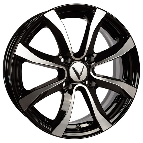 Диск Вектор K110 15x6 4x100 ET45 DIA67.10 АЛМАЗ ЧЕРНЫЙ