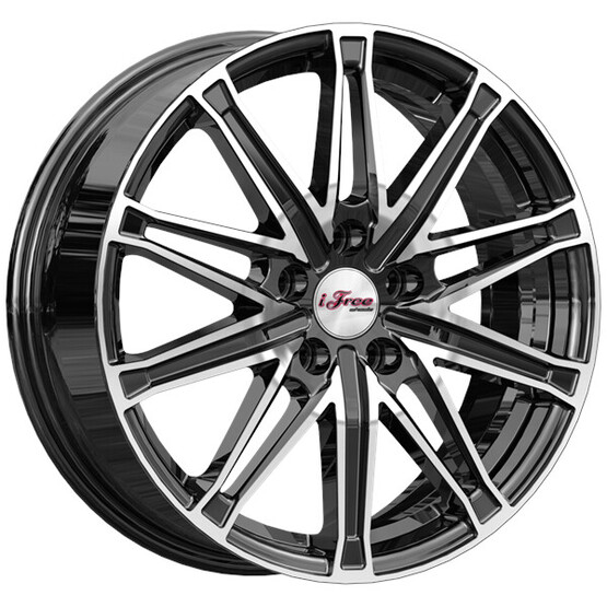 Диск Ifree Виар 17x6.50 5x105 ET38 DIA56.60 БЛЭК ДЖЕК