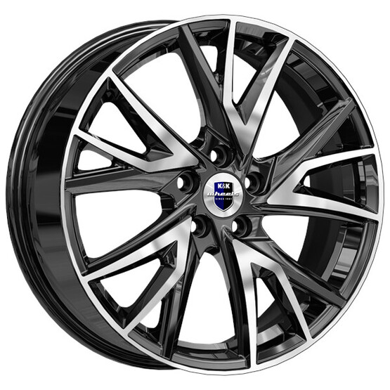 Диск K&K Кайлас 18x6.50 5x114.30 ET40 DIA66.10 АЛМАЗ ЧЕРНЫЙ