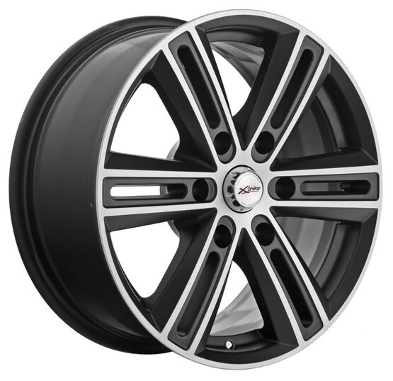 Диск X'trike X-124 17x7.50 6x139.70 ET38 DIA67.10 BKM/FP