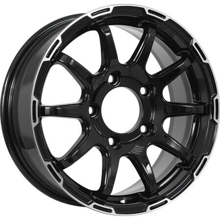 Диск Kdw Kd1660 16x6.50 5x139.70 ET40 DIA98 BLACK_FRONT_POLISHED