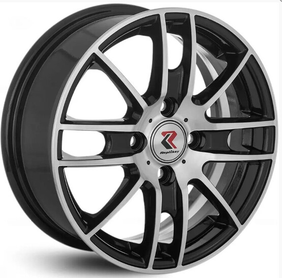 Диск Replikey K173 14x5.50 4x100 ET45 DIA67.10 BK/FP
