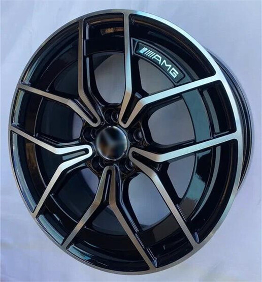 Диск Replica Fr Mr 452 19x7.50 5x112 ET44 DIA66.60 BLACK MACHINED FACE