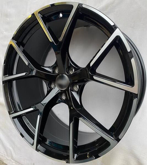 Диск Replica Fr A 1616 20x9 5x112 ET35 DIA66.45 BLACK MACHINED FACE