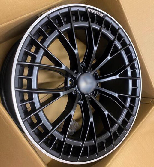 Диск Replica Fr Ft607 20x9 5x112 ET45 DIA66.60 SATIN BLACK MACHINED LIP