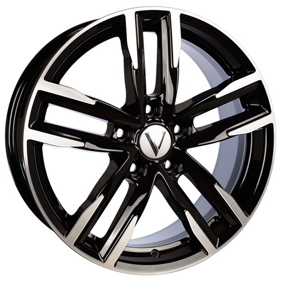 Диск Вектор B213 17x7 5x114.30 ET45 DIA67.10 АЛМАЗ ЧЕРНЫЙ