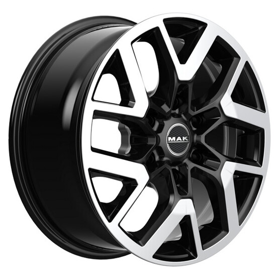 Диск Mak Gravel 17x7.50 6x139.70 ET38 DIA67.10 BLACK MIRROR