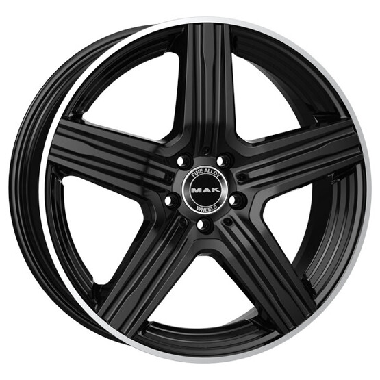 Диск Mak Lewis 18x8 5x112 ET50 DIA66.60 GLOSS BLACK MIRROR RING
