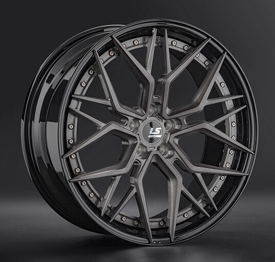 Диск Ls Forged Fg35 21x10.50 5x112 ET43 DIA66.60 ALBRSD-GM/BK