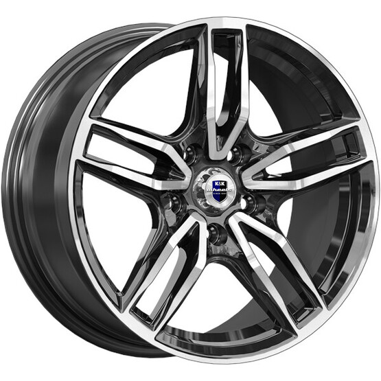 Диск K&K Бартон 17x8 5x114.30 ET43 DIA67.10 АЛМАЗ ЧЕРНЫЙ