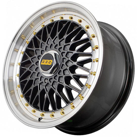 Диск Ff Rew032 16x7 4x98 ET35 DIA67.10 GUNMETAL MACHINED LIP + GOLD R
