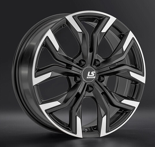 Диск Ls Wheels Flowforming Rc92 18x7.50 5x112 ET40 DIA66.60 BKSF