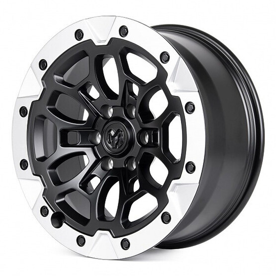 Диск Forged Sv145-Sv306 20x9 6x139.70 ET19 DIA77.80 ЧЁРНЫЙ МАТОВЫЙ + СЕРЕБРЯНЫЙ ОБОД + ЧЁРНЫЕ МАТОВЫЕ 