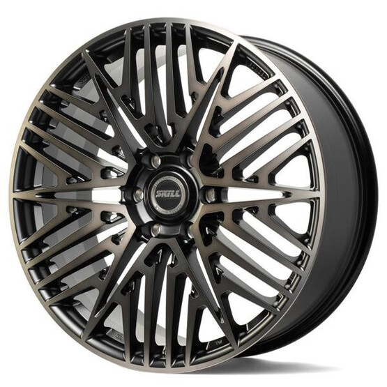 Диск Skill Sv230 22x9 6x139.70 ET50 DIA95.10 ЧЁРНЫЙ ГЛЯНЦЕВЫЙ + ПОЛИРОВАННЫЕ СПИЦЫ + ТЕМНЫЙ МАТ